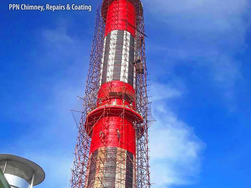 Repair & Coating to Chimney structure